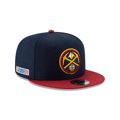 Denver Nuggets Gorra | New Era NBA Playoff Side Patch 9fifty Snapback Cap Mexico - Amarillos